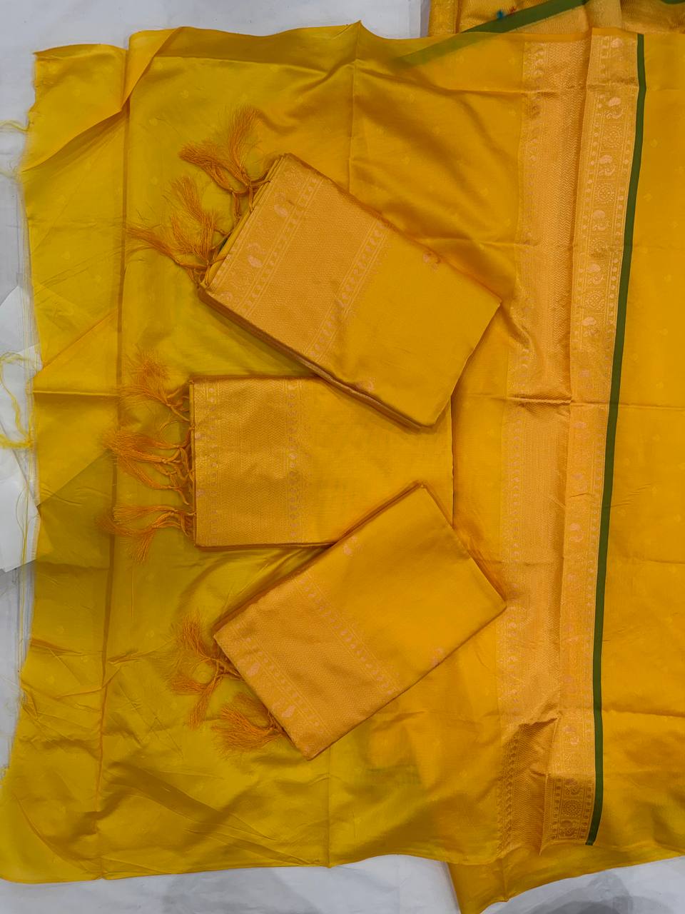 Premium Traditional Silk Saree with Rich Zari Weaving