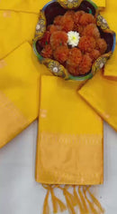 Premium Traditional Silk Saree with Rich Zari Weaving