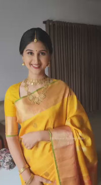 Premium Traditional Silk Saree with Rich Zari Weaving